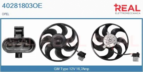 Fan, engine cooling (40281803OE)