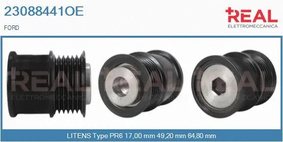 Belt Pulley, alternator (23088441OE)