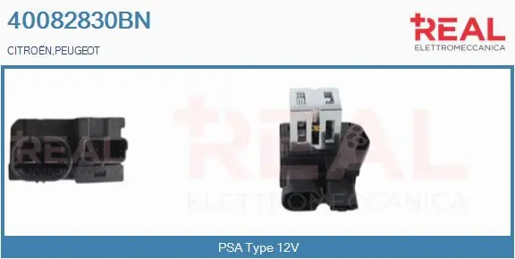 Series resistor, electric motor (radiator fan) (40082830BN)