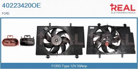 Electric Motor, radiator fan (40223420OE)