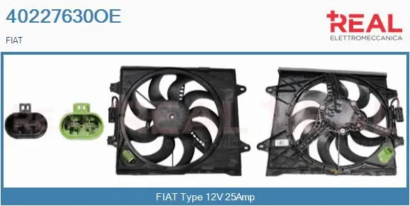 Electric Motor, radiator fan (40227630OE)