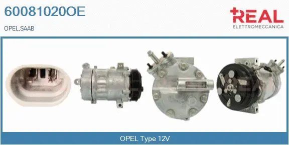 Compressor, air conditioning (60081020OE)