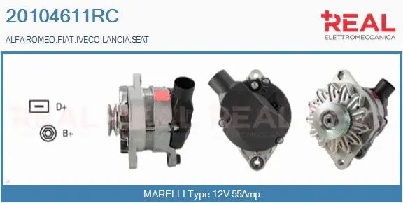 Alternator (20104611RC)