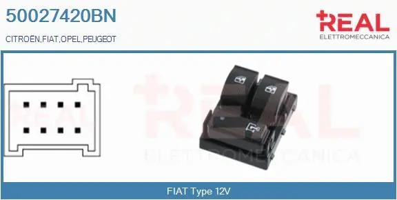 Switch, window regulator (50027420BN)