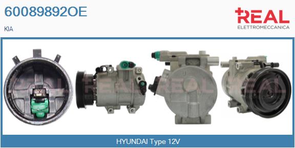 Compressor, air conditioning (60089892OE)