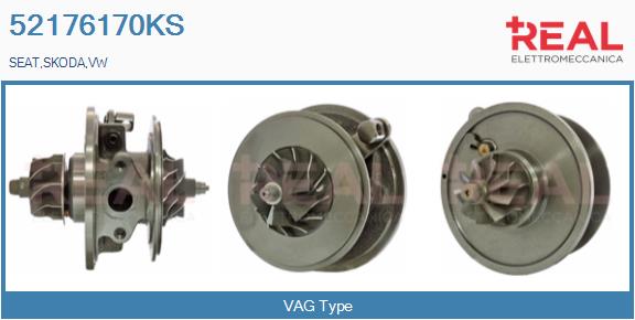 Core assembly, turbocharger (52176170KS)