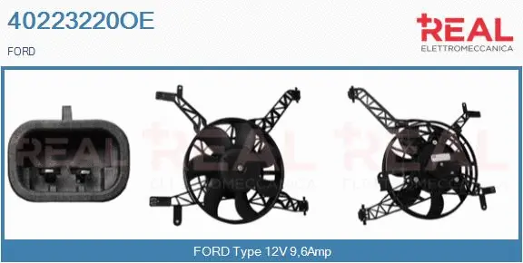 Electric Motor, radiator fan (40223220OE)