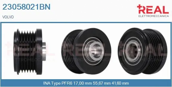 Belt Pulley, alternator (23058021BN)