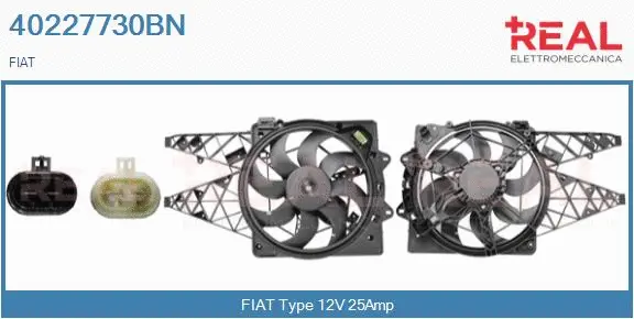 Electric Motor, radiator fan (40227730BN)