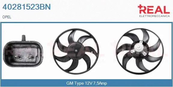 Fan, engine cooling (40281523BN)