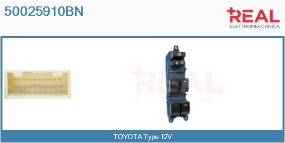 Switch, window regulator (50025910BN)