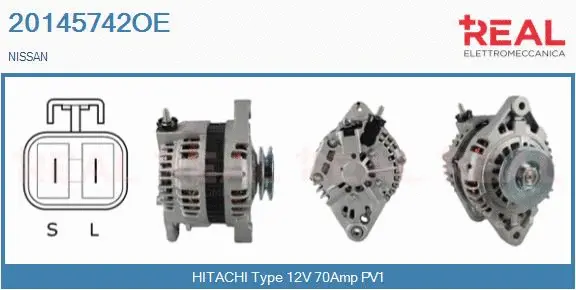 Alternator (20145742OE)