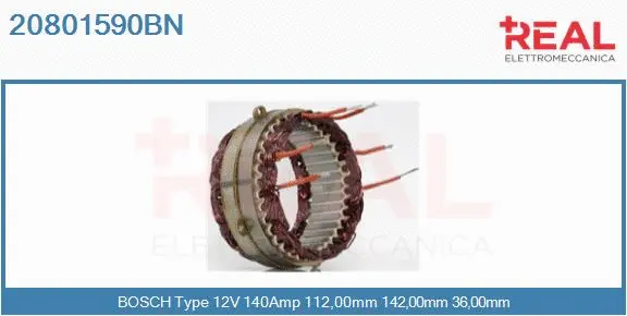 Stator, alternator (20801590BN)