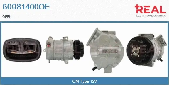 Compressor, air conditioning (60081400OE)