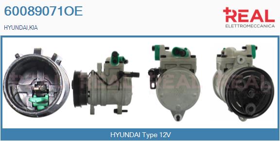 Compressor, air conditioning (60089071OE)