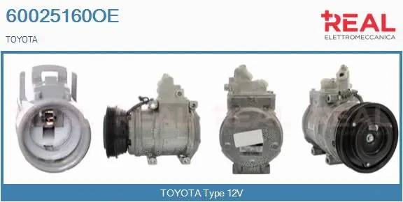 Compressor, air conditioning (60025160OE)