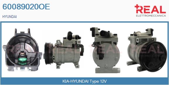 Compressor, air conditioning (60089020OE)