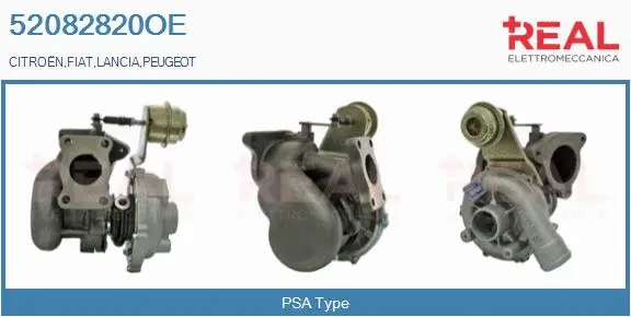 Charger, charging (supercharged/turbocharged) (52082820OE)