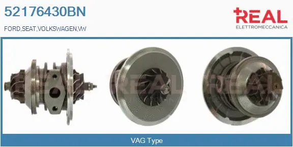 Core assembly, turbocharger (52176430BN)