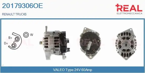 Alternator (20179306OE)