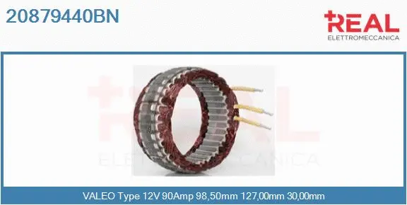 Stator, alternator (20879440BN)