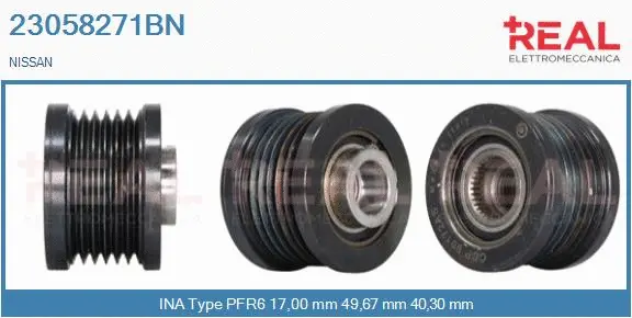 Belt Pulley, alternator (23058271BN)