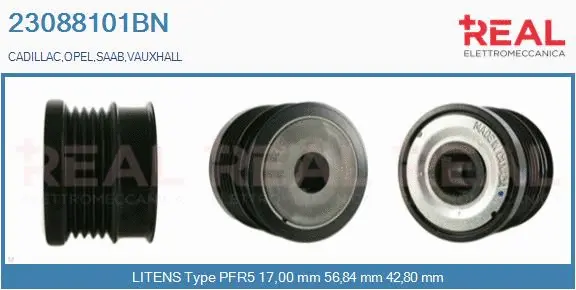 Belt Pulley, alternator (23088101BN)