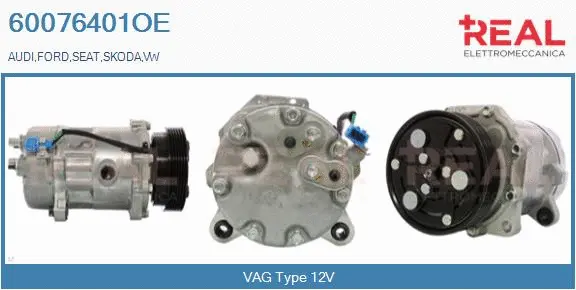 Compressor, air conditioning (60076401OE)