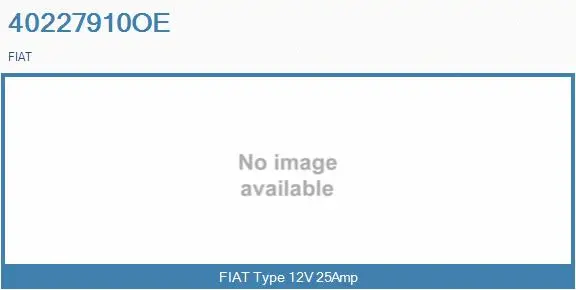 Electric Motor, radiator fan (40227910OE)