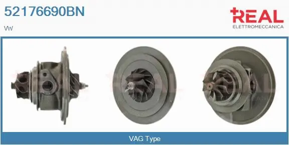 Core assembly, turbocharger (52176690BN)