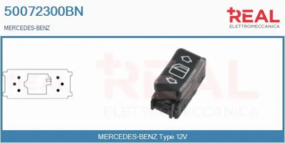 Switch, window regulator (50072300BN)