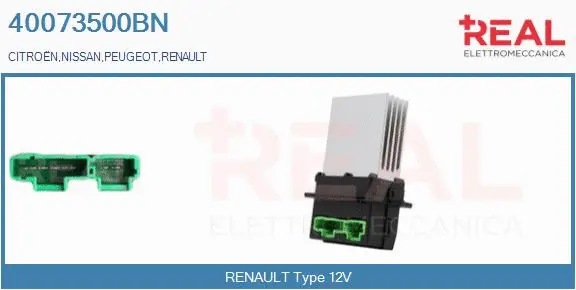 Resistor, interior blower (40073500BN)