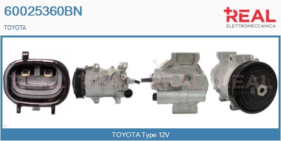 Compressor, air conditioning (60025360BN)