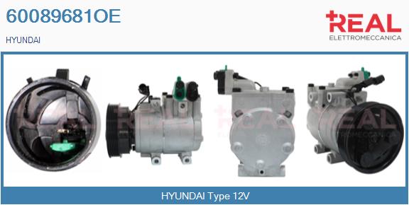 Compressor, air conditioning (60089681OE)