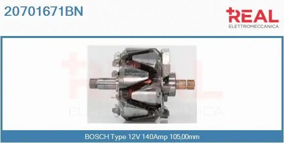 Rotor, alternator (20701671BN)
