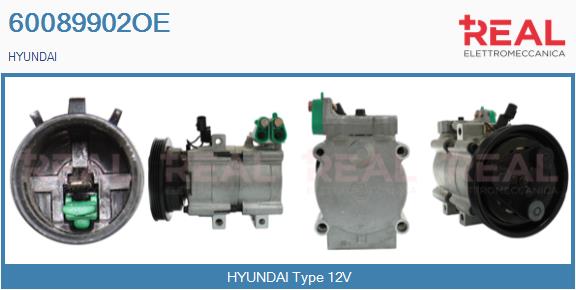 Compressor, air conditioning (60089902OE)