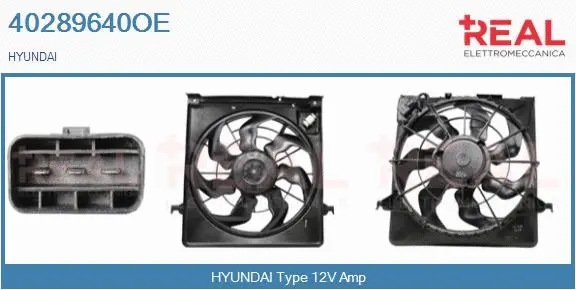 Electric Motor, radiator fan (40289640OE)