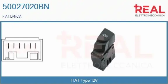 Switch, window regulator (50027020BN)