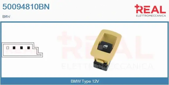 Switch, window regulator (50094810BN)