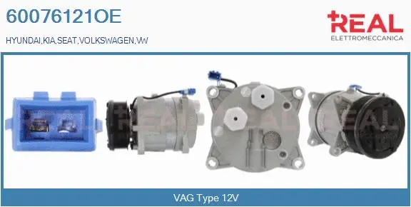 Compressor, air conditioning (60076121OE)