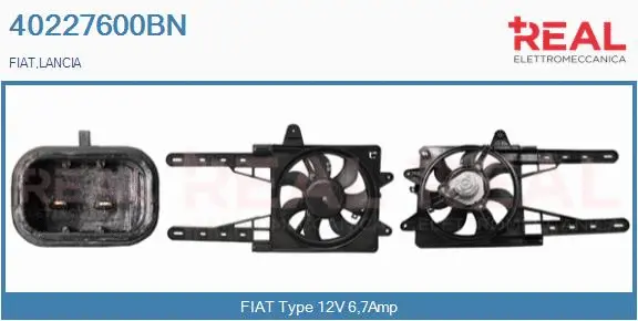 Electric Motor, radiator fan (40227600BN)