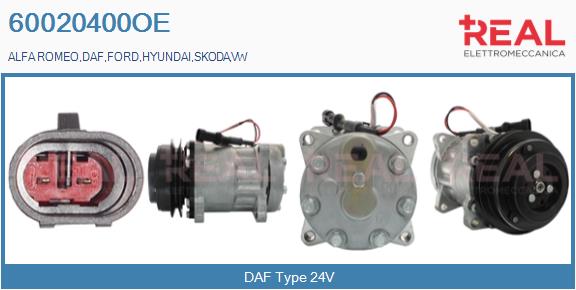 Compressor, air conditioning (60020400OE)