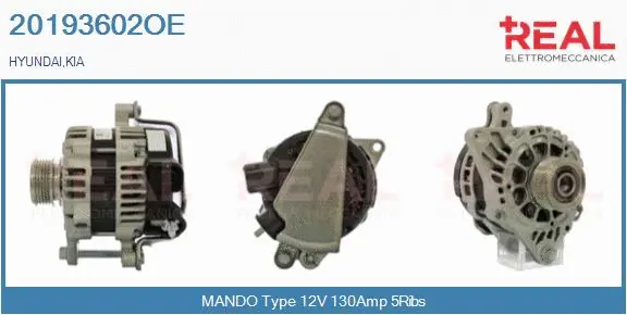 Alternator (20193602OE)