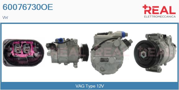 Compressor, air conditioning (60076730OE)