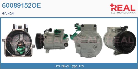 Compressor, air conditioning (60089152OE)