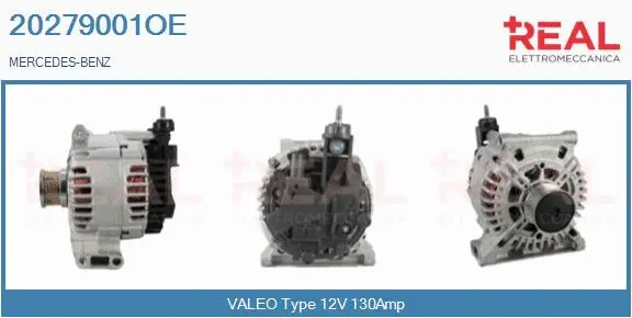 Alternator, starter (20279001OE)