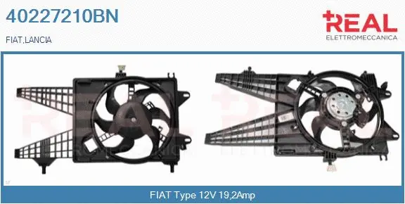 Electric Motor, radiator fan (40227210BN)