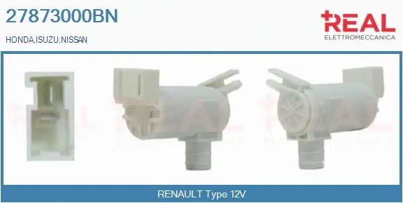 Washer Fluid Pump, window cleaning (27873000BN)