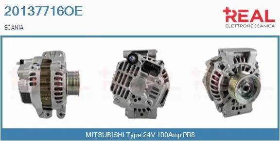 Alternator (20137716OE)