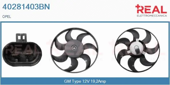 Fan, engine cooling (40281403BN)
